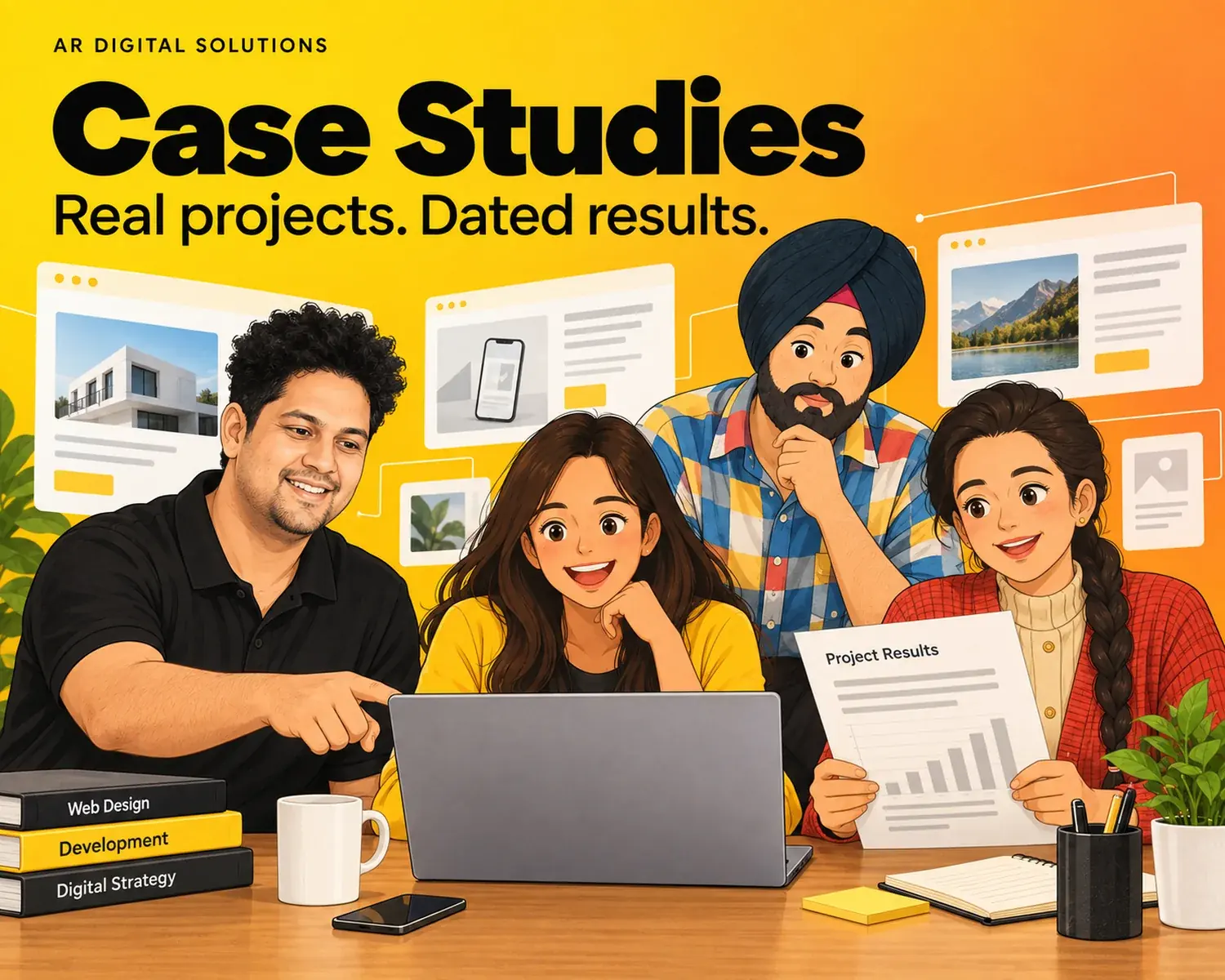 Our work: Real projects. Dated results.