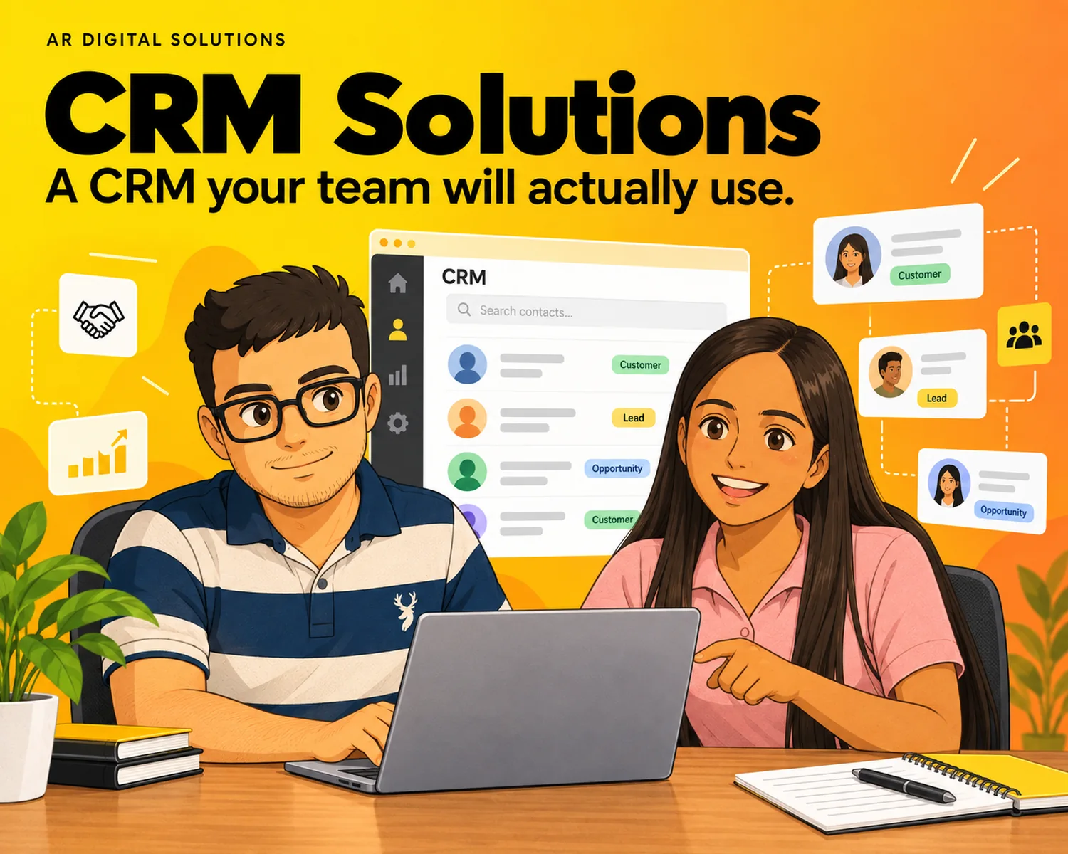 Consulting: A CRM your team will actually use.