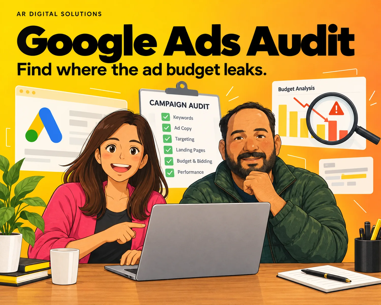 Digital marketing: Find where the ad budget leaks.