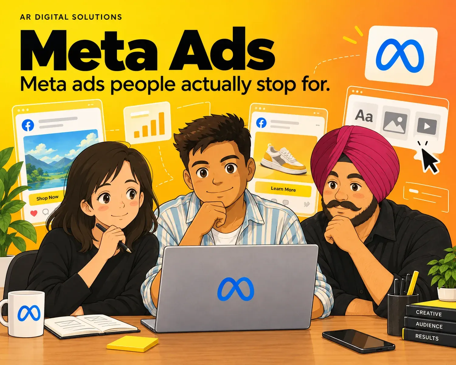 Digital marketing: Meta ads people actually stop for.