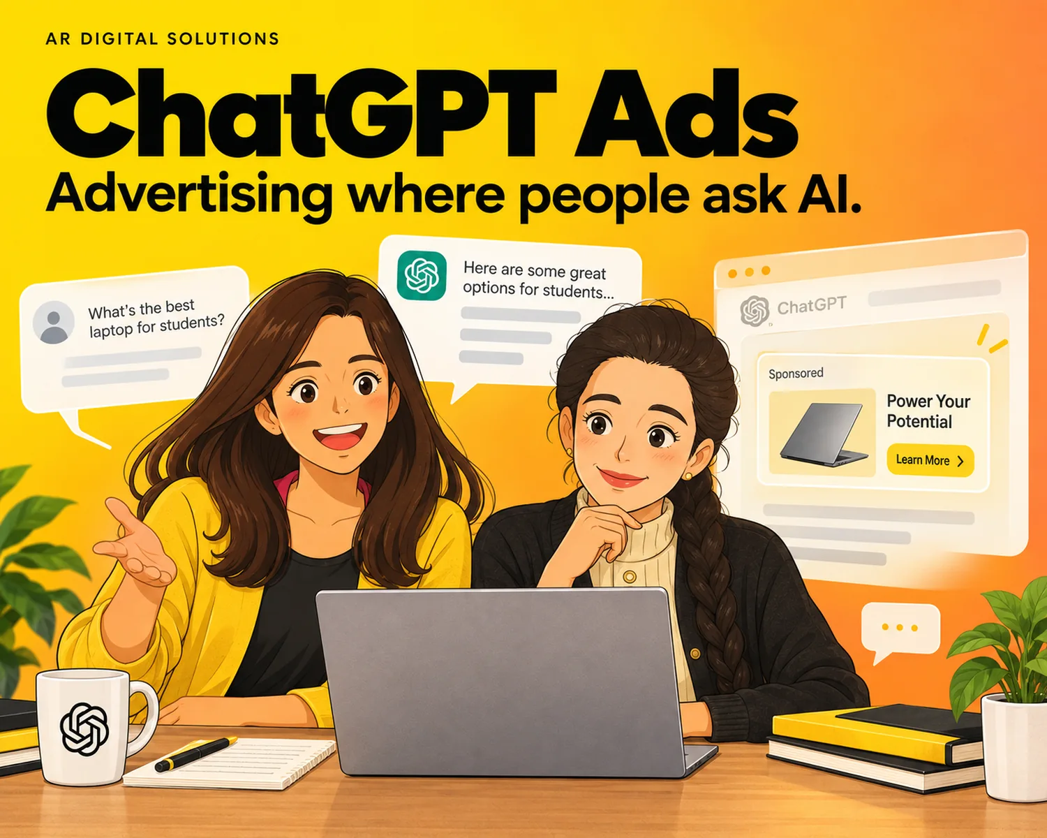 Digital marketing: Advertising where people ask AI.