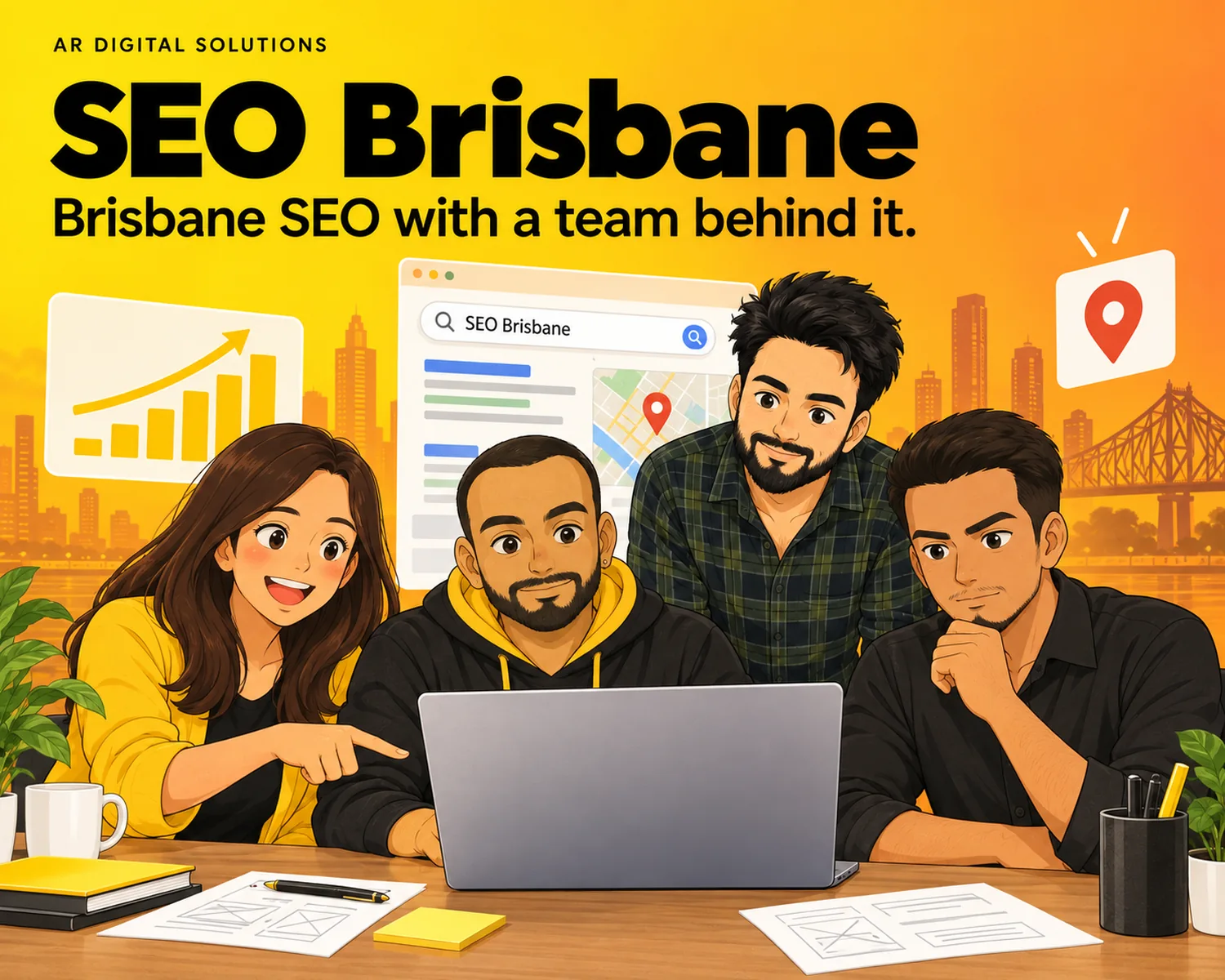 SEO: Brisbane SEO with a team behind it.