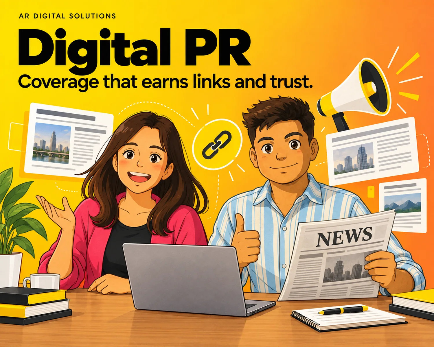 SEO: Coverage that earns links and trust.