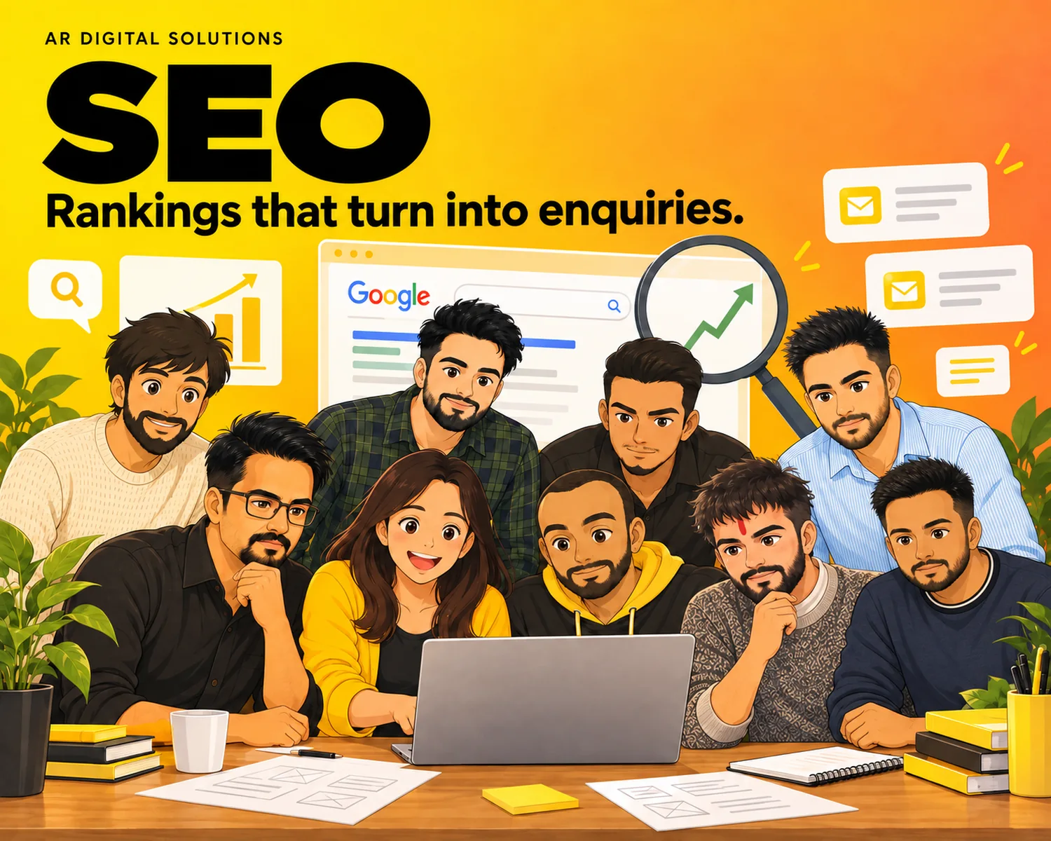 SEO: Rankings that turn into enquiries.