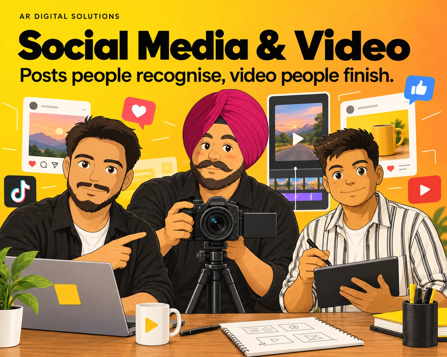 Consulting: Posts people recognise, video people finish.
