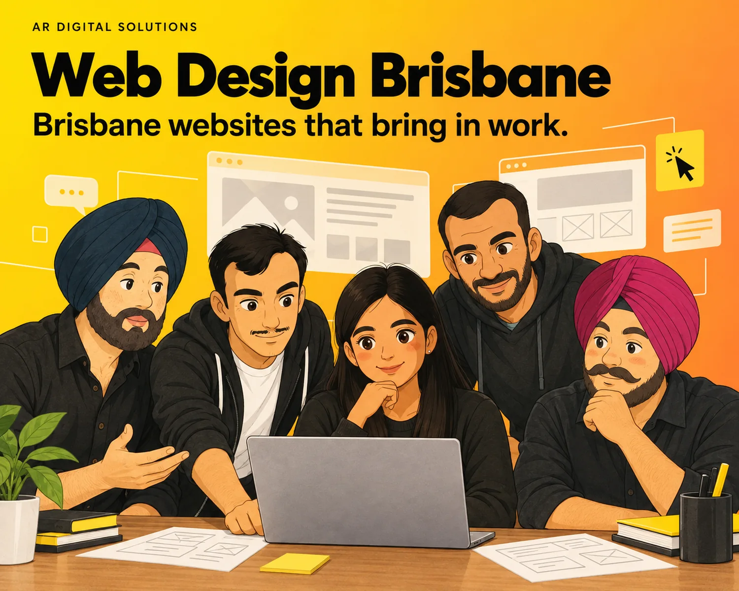 Website design: Brisbane websites that bring in work.