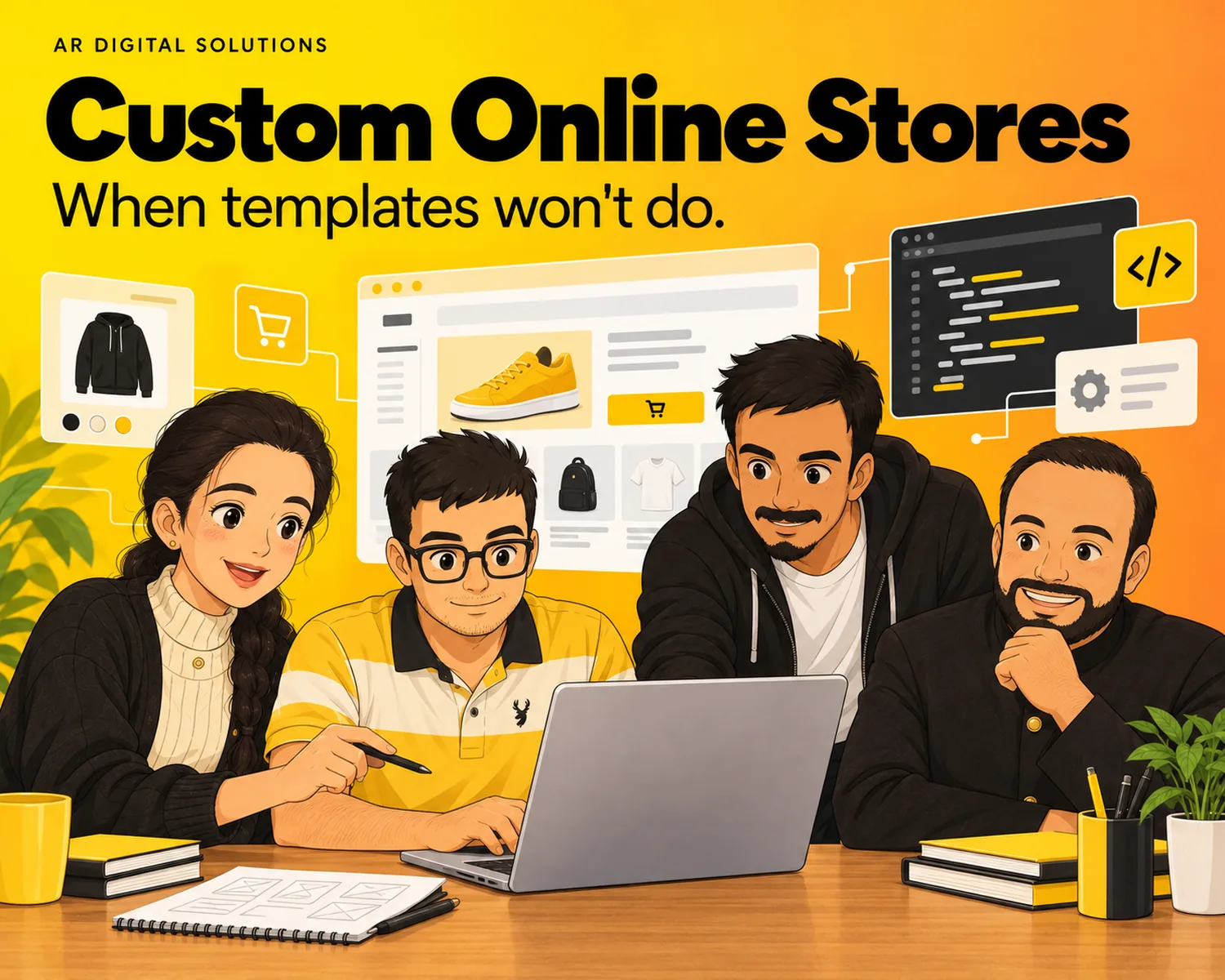 Website design: When templates won't do.