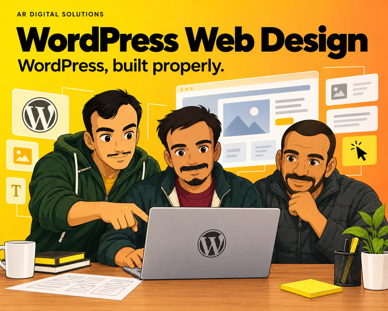 Website design: WordPress, built properly.
