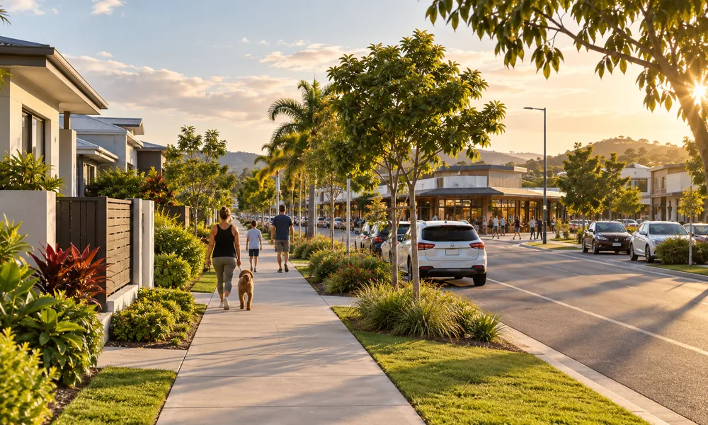 New housing estate and local shopping centre in Moreton Bay