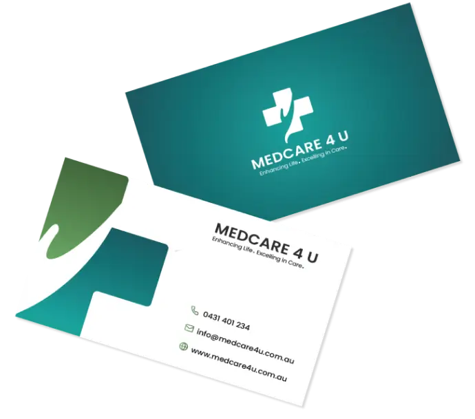 Medcare 4u visiting card