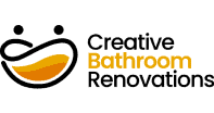 Creative bathroom renovations logo