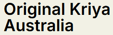 Original Kriya Yoga Australia logo