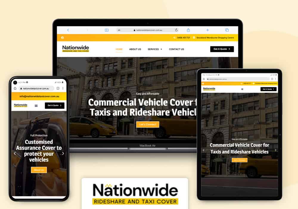 Nationwide Rideshare and Taxi Cover