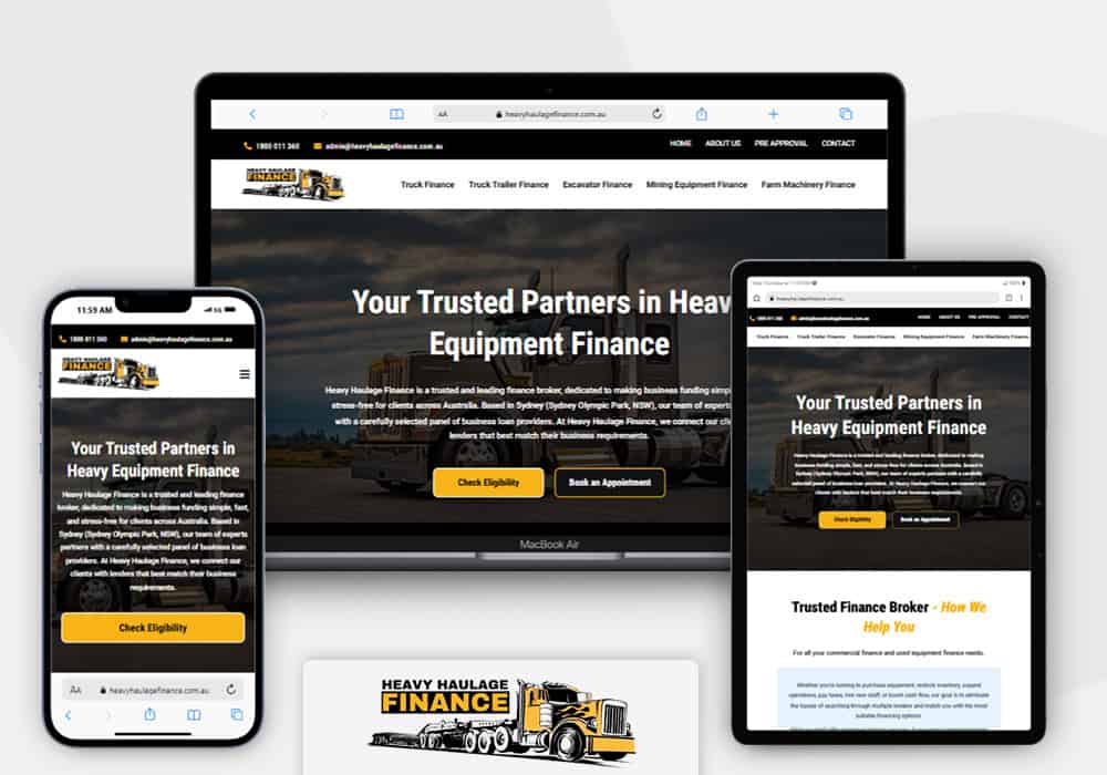 Heavy Haulage Finance